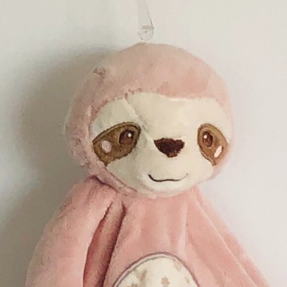 New w/ Tag Douglas Baby Lil' Snuggler Pink Sloth🦥 Lovey Blanket Plush🍼 - Picture 7 of 8